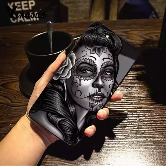 Accessories - Iphone 8 tattoo pattern soft case